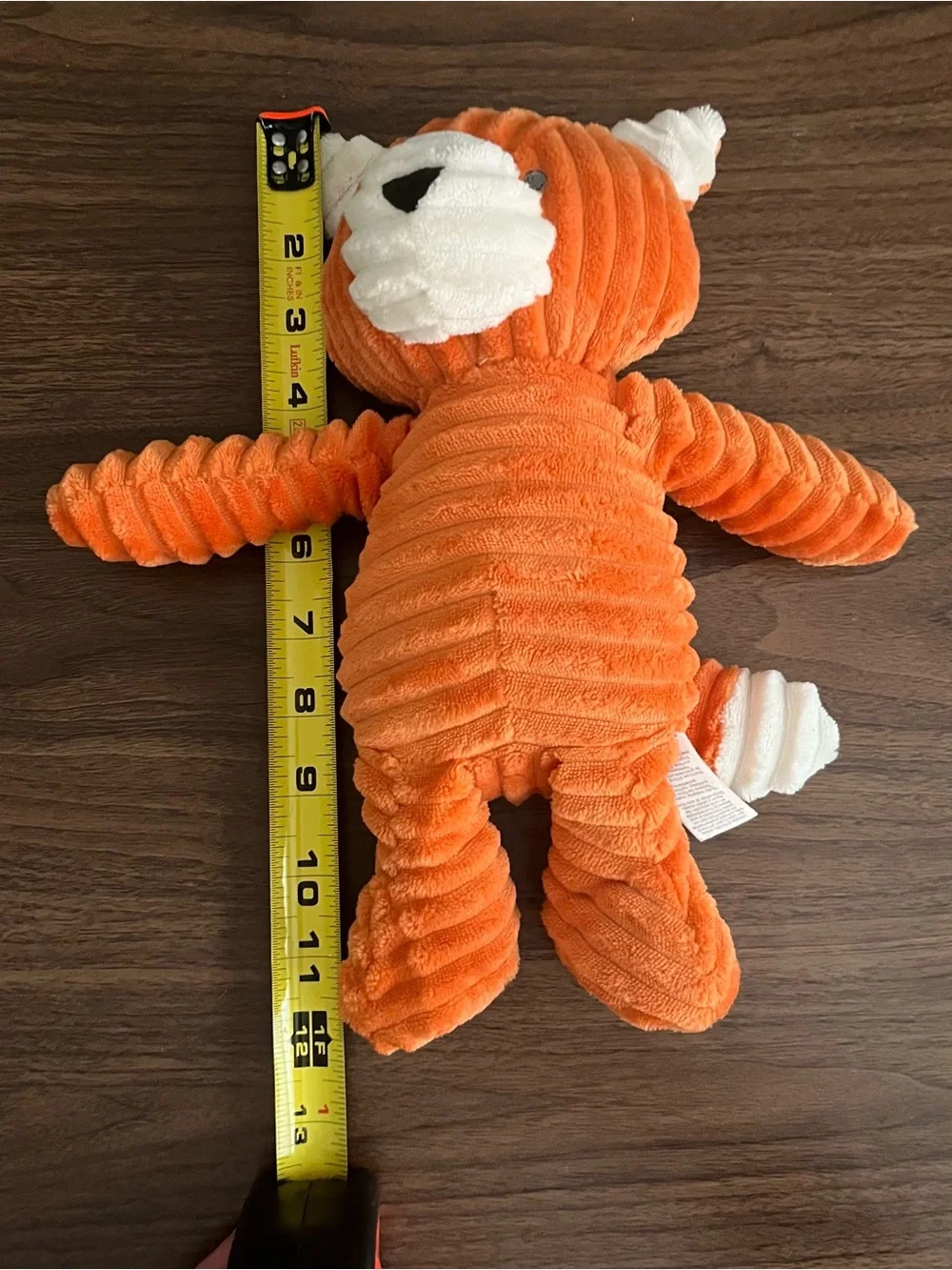 Carters Orange White Corduroy Fox 11
